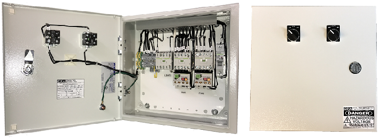 1-5Hp Paint Booth Control Panel